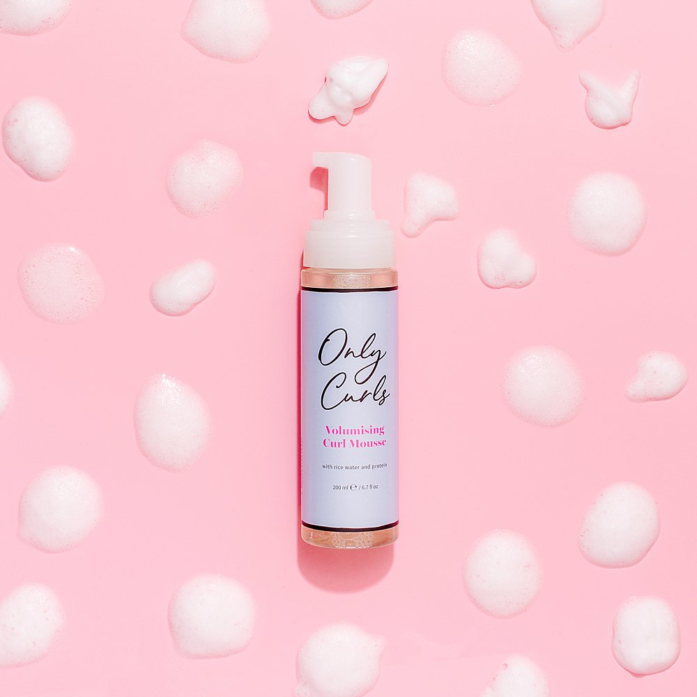 Only Curls: colourful creative product photography for a hair care brand - HIYA MARIANNE Only Curls: colourful creative product photography for a hair care brand - HIYA MARIANNE
